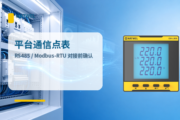 光储并网柜多功能电表选型：双向计量、需量与平台点表｜NATWEL